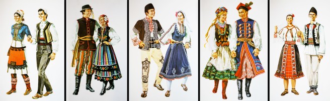 Costume from Albania, Poland, Bulgaria, and Romania.